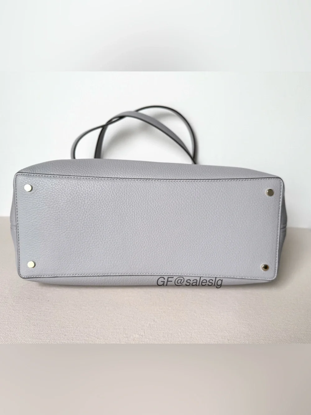 NWT Kate Spade Lena Large Triple Compartment Shoulder Bag Grey/Silver KH439